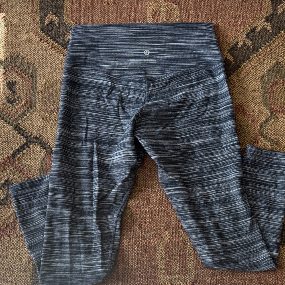 lululemon athletica Black and Gray Leggings